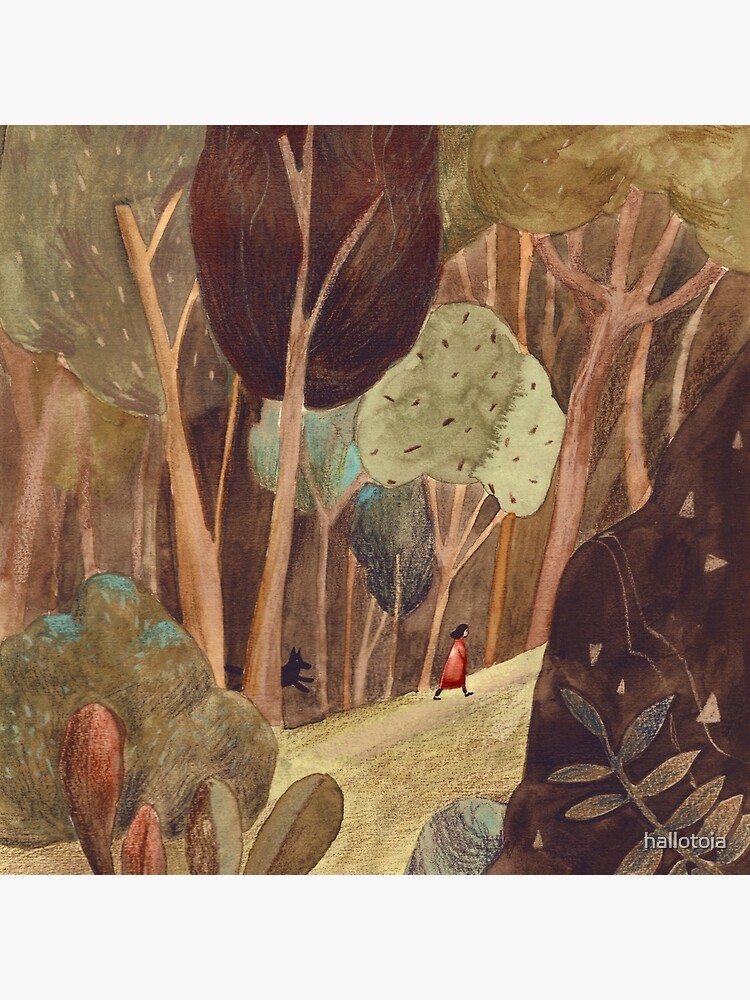 Walk in a forest by hallotoia