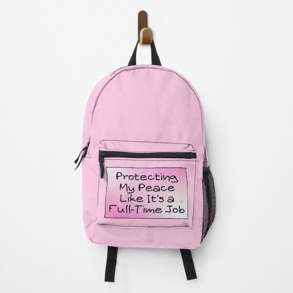 Item preview, Protecting My Peace Full Time Job Quote designed and sold by jianina-alondra.