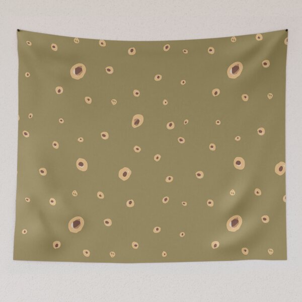 Item preview, Puntos y hoyuelos de bayas (verde) designed and sold by jennifer-a-lane-design.