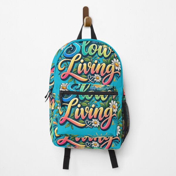 Item preview, Slow Living Typography Sticker designed and sold by Hari Arts.