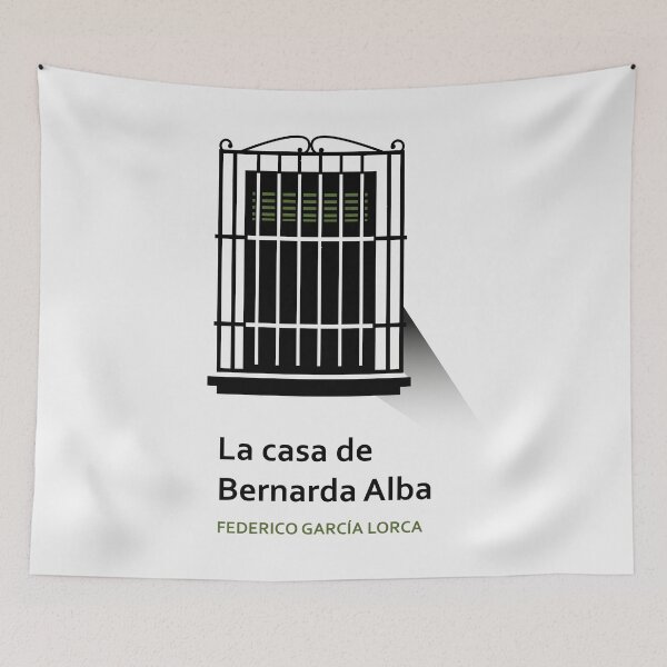 Item preview, La Casa de Bernarda Alba Minimalist Book Illustration designed and sold by FULLER FACTORY.