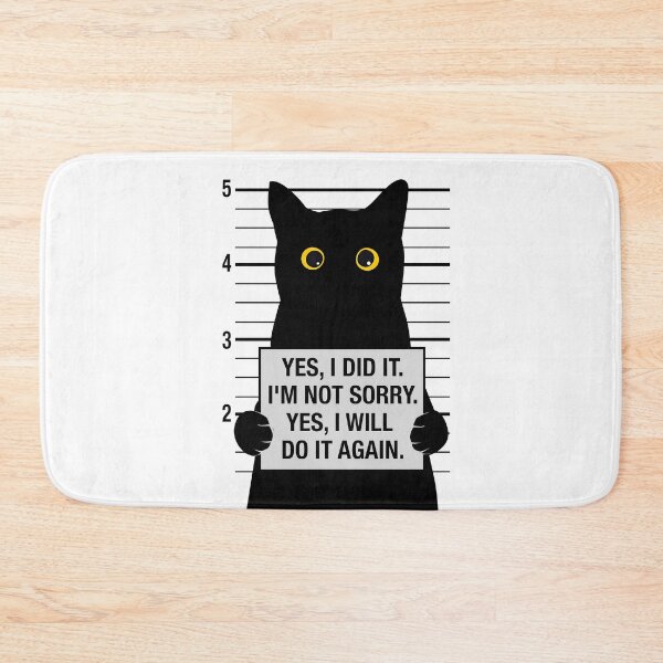Item preview,  The Not‑Sorry Cat designed and sold by PurrfectHome.