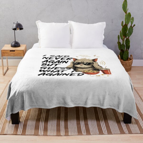 Item preview, I Said Never Again But Guess What I Agained – Funny Relatable Meme Typography T-Shirt Design designed and sold by Artimax-Studio.