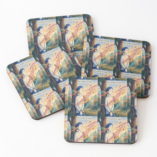 Item preview, The Captivity of Music Whimsical Felsefi Art Print designed and sold by Breezes-of-Ida.