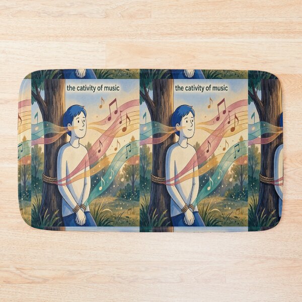 Item preview, The Captivity of Music Whimsical Felsefi Art Print designed and sold by Breezes-of-Ida.