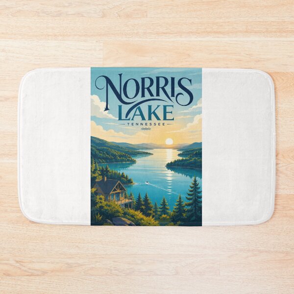 Item preview, Norris Lake Tennessee Sunset Across Cumberland Mountain Waters designed and sold by Places On Earth.
