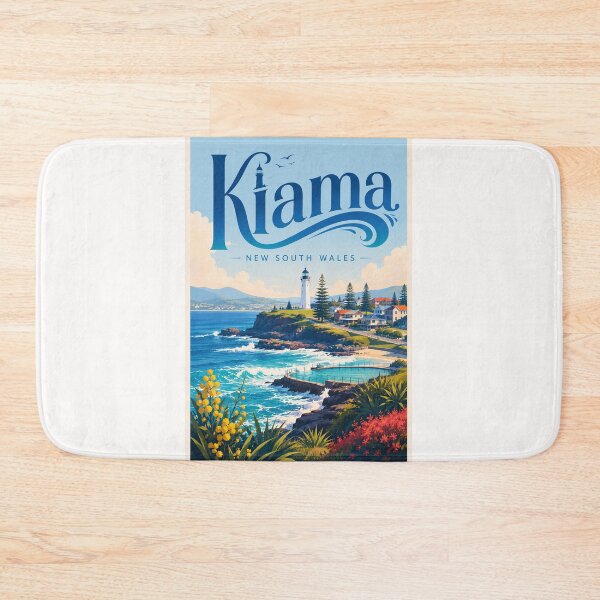 Item preview, Kiama New South Wales Lighthouse and Pacific Coastline designed and sold by Places On Earth.