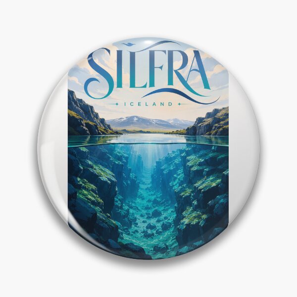 Item preview, Silfra Iceland Rift Waters in Thingvellir National Park designed and sold by Places On Earth.