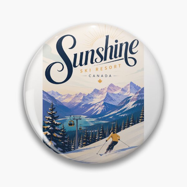 Item preview, Sunshine Village Canadian Rockies Ski Slopes Near Banff Alberta designed and sold by Places On Earth.