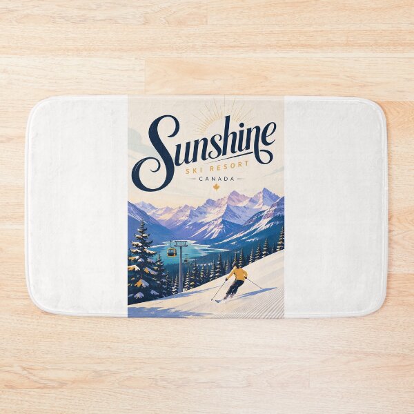 Item preview, Sunshine Village Canadian Rockies Ski Slopes Near Banff Alberta designed and sold by Places On Earth.
