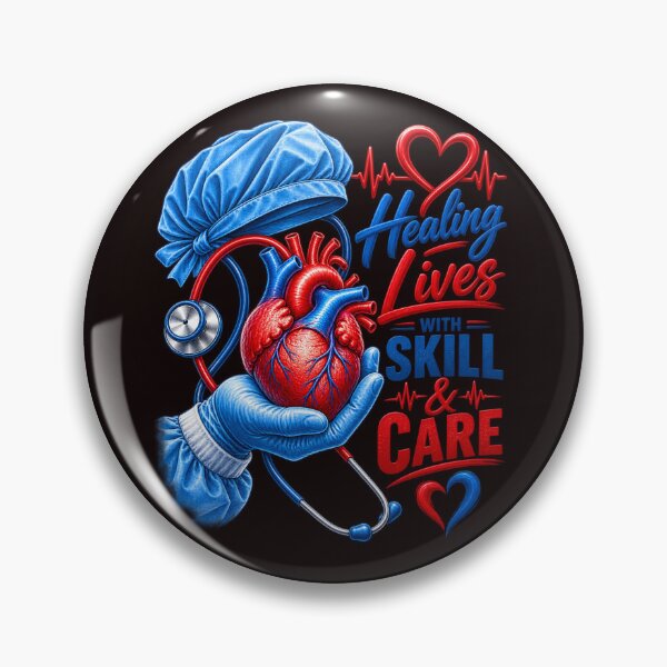 Item preview, Healing Lives With Skill & Care – Medical Professional Appreciation Design designed and sold by Tadeusz1.