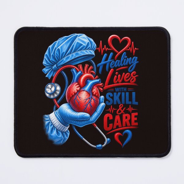 Item preview, Healing Lives With Skill & Care – Medical Professional Appreciation Design designed and sold by Tadeusz1.