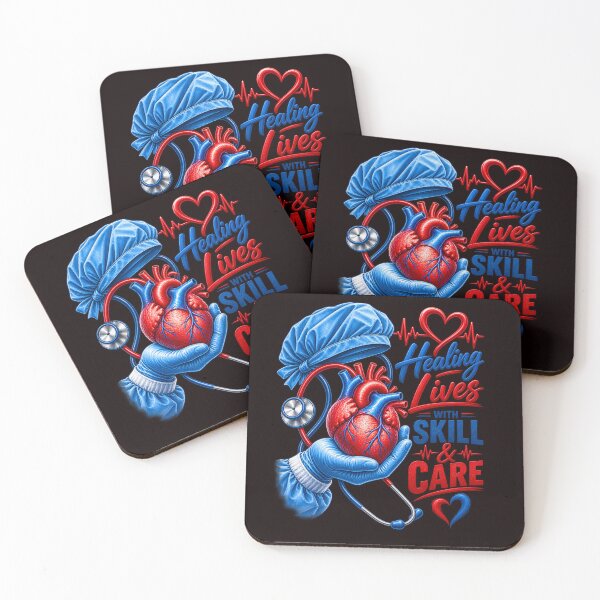 Item preview, Healing Lives With Skill & Care – Medical Professional Appreciation Design designed and sold by Tadeusz1.