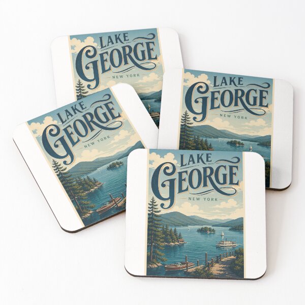 Item preview, Lake George New York Adirondack Mountains and Island Waters designed and sold by Places On Earth.