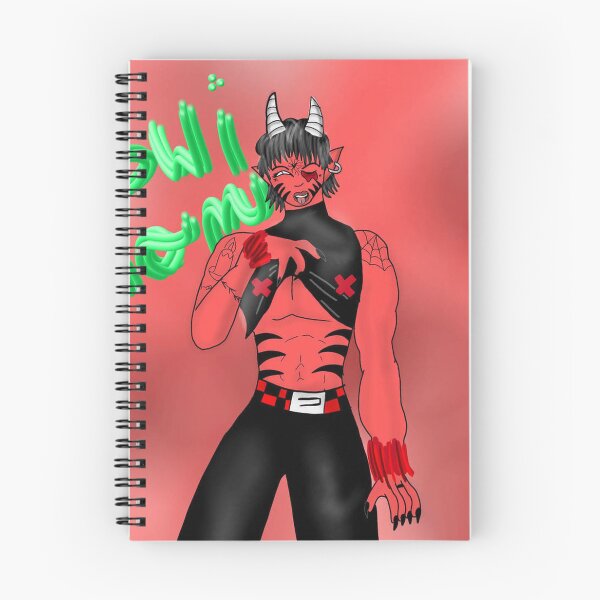 Item preview, Red Horned Demon Character Dark Fantasy Art designed and sold by LucienArbaud.