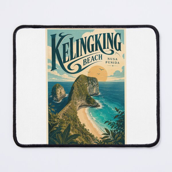 Item preview, Kelingking Beach Nusa Penida Bali Cliffs Above Indian Ocean designed and sold by Places On Earth.