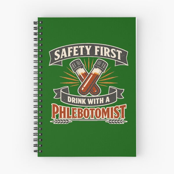Item preview, Safety First Drink With A Phlebotomist Vintage Funny designed and sold by Timeless Junction.