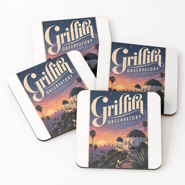 Item preview, Griffith Observatory Los Angeles Sunset with Hollywood Hills Skyline designed and sold by Places On Earth.
