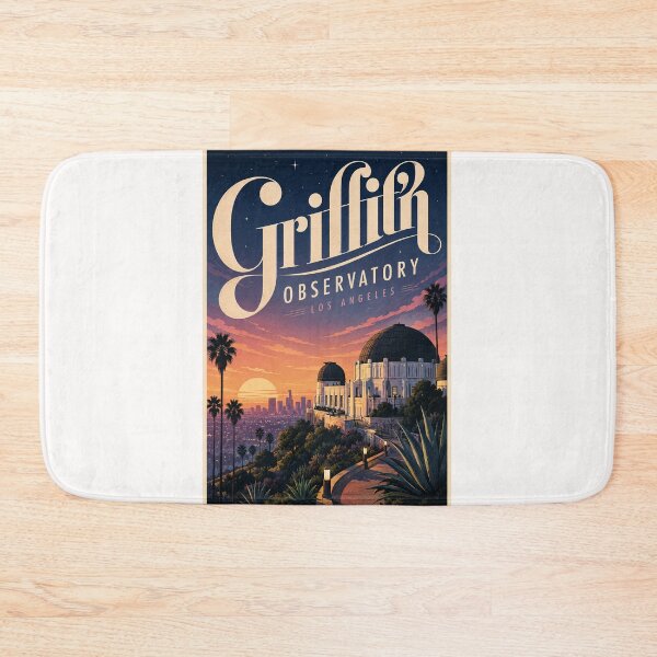 Item preview, Griffith Observatory Los Angeles Sunset with Hollywood Hills Skyline designed and sold by Places On Earth.