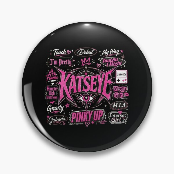 Item preview, KATSEYE Retro Pink Graphic Tee designed and sold by TaraBlack65224.
