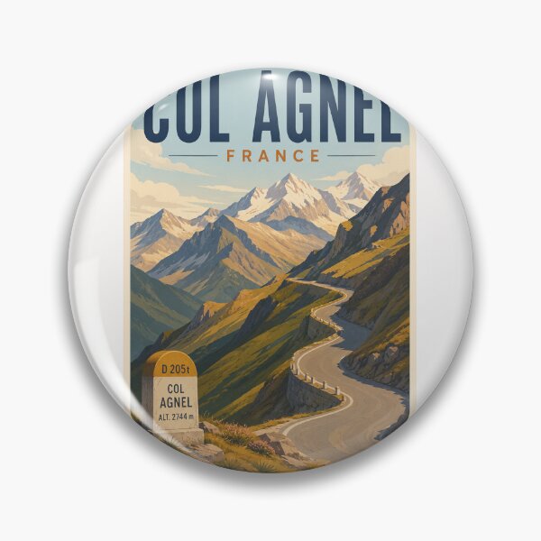 Item preview, Col Agnel France Alpine Pass Through the Cottian Alps designed and sold by Places On Earth.