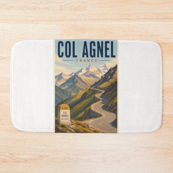 Item preview, Col Agnel France Alpine Pass Through the Cottian Alps designed and sold by Places On Earth.