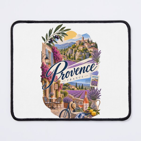 Item preview, Provence France Lavender Fields and Hilltop Village designed and sold by Places On Earth.
