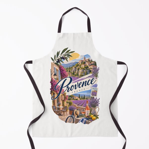 Item preview, Provence France Lavender Fields and Hilltop Village designed and sold by Places On Earth.