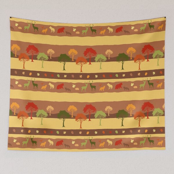 Item preview, Colorful Autumn Pattern designed and sold by UnhingedBird.