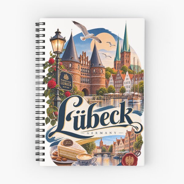 Item preview, Lübeck Germany Holstentor and Historic Hanseatic Old Town designed and sold by Places On Earth.