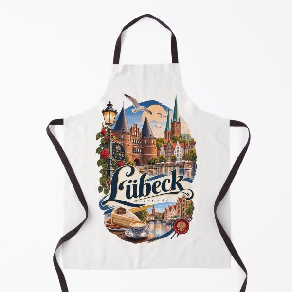 Item preview, Lübeck Germany Holstentor and Historic Hanseatic Old Town designed and sold by Places On Earth.