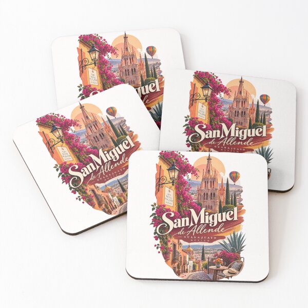 Item preview, San Miguel de Allende Guanajuato with Parroquia Skyline designed and sold by Places On Earth.