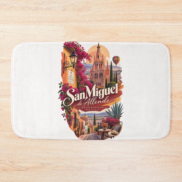 Item preview, San Miguel de Allende Guanajuato with Parroquia Skyline designed and sold by Places On Earth.