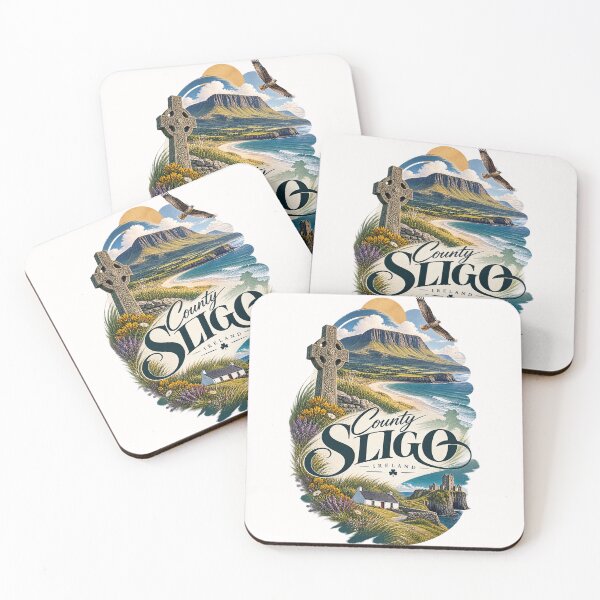 Item preview, County Sligo Ireland Beneath Benbulben on the Atlantic Coast designed and sold by Places On Earth.