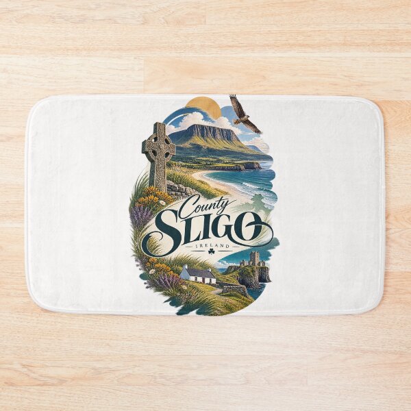 Item preview, County Sligo Ireland Beneath Benbulben on the Atlantic Coast designed and sold by Places On Earth.