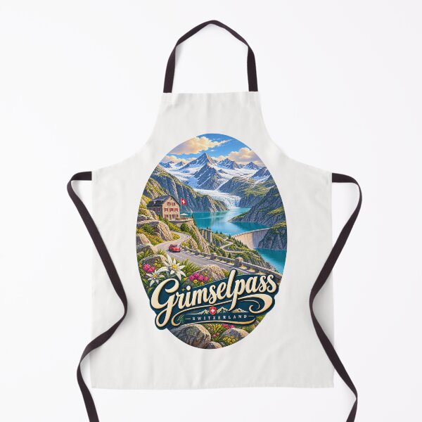 Item preview, Grimsel Pass Switzerland Alpine Road Above Turquoise Reservoirs designed and sold by Places On Earth.