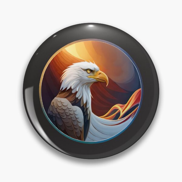Item preview, Eagle with flames - Inner fire designed and sold by The best online style shop.
