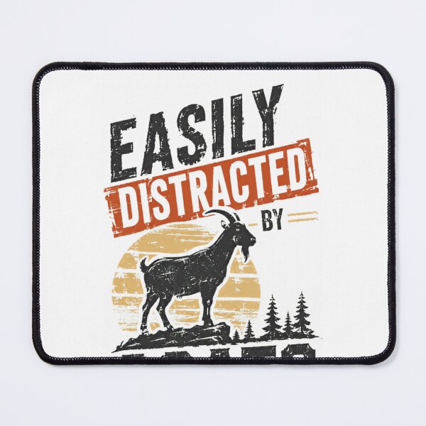 Item preview, Easily Distracted By Goats Goat Owner Animal Lover Farm Life designed and sold by HumansStuck12.