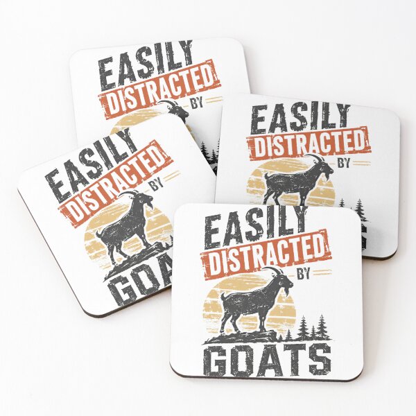 Item preview, Easily Distracted By Goats Goat Owner Animal Lover Farm Life designed and sold by HumansStuck12.