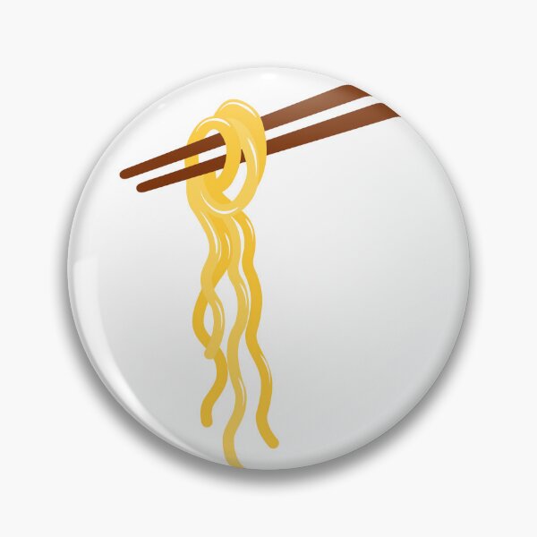 Item preview, Asian Noodles Twirled on Chopsticks – Food Illustration designed and sold by EmeraldeaArt.