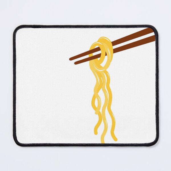 Item preview, Asian Noodles Twirled on Chopsticks – Food Illustration designed and sold by EmeraldeaArt.