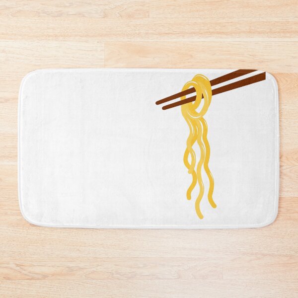 Item preview, Asian Noodles Twirled on Chopsticks – Food Illustration designed and sold by EmeraldeaArt.