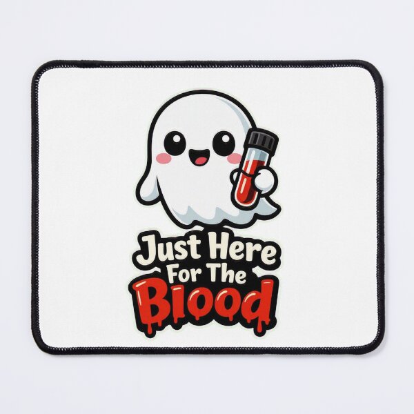 Item preview, Just Here For The Blood Cute Halloween Phlebotomist designed and sold by Timeless Junction.