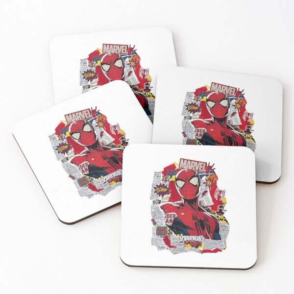 Item preview, Spider-Man Marvel Newspaper Collage Pop Art designed and sold by TimAWarner.