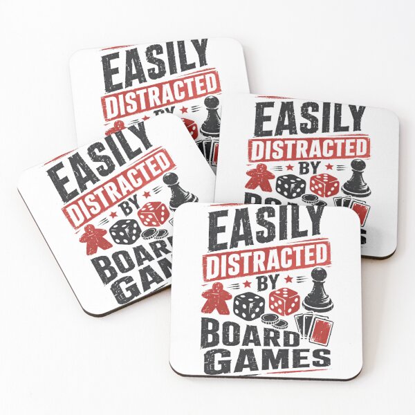 Item preview, Easily Distracted By Board Games Gamer Tabletop Gaming Enthusiast designed and sold by HumansStuck12.
