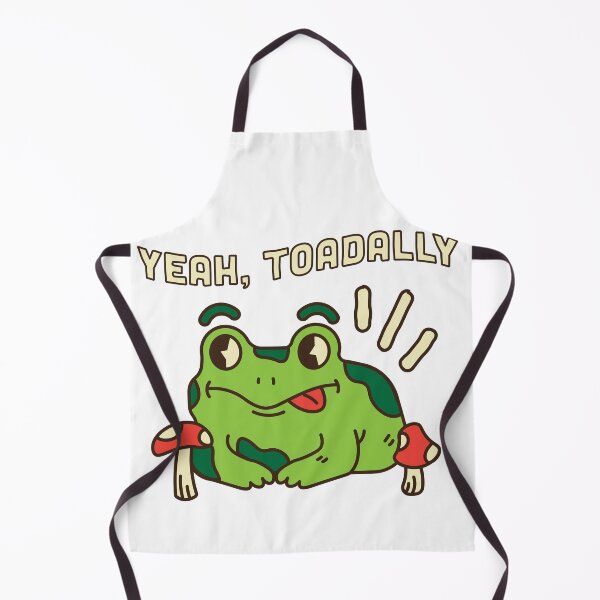 Item preview, Yeah Toadally Funny Frog - Cute Kawaii Toad Mushroom Pun designed and sold by Matheist.