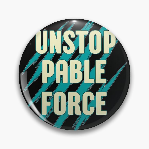 Item preview, Unstoppable Force – Bold Motivational Typography Design designed and sold by @SHINTOSARTSTORE.