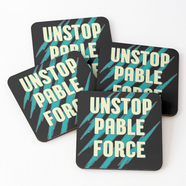 Item preview, Unstoppable Force – Bold Motivational Typography Design designed and sold by @SHINTOSARTSTORE.
