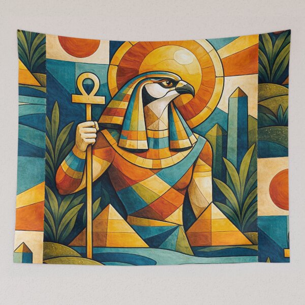Item preview, Ra – Egyptian God of the Sun Illustration designed and sold by GalleryKauffeld.