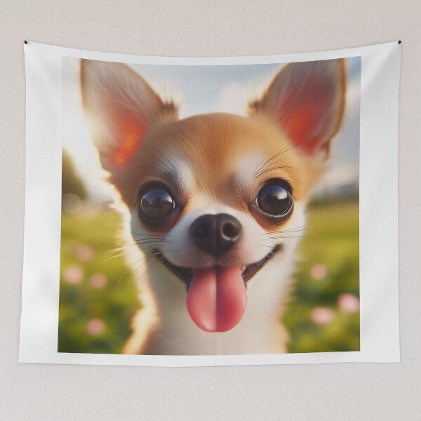 Item preview, Happier Chihuahua dog designed and sold by JALNERVION SHOP.